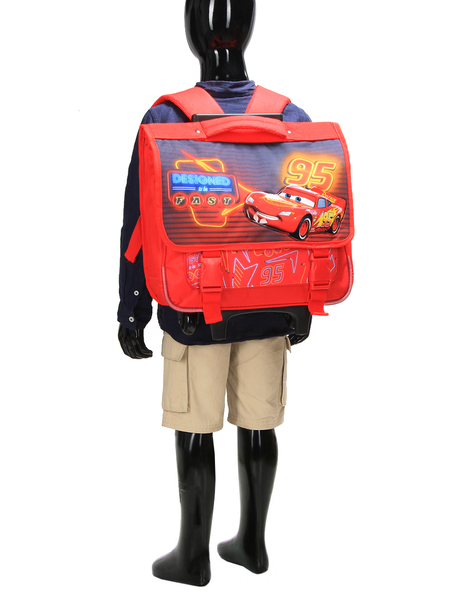 Cartable À roulettes Cars 3 - 38 cm