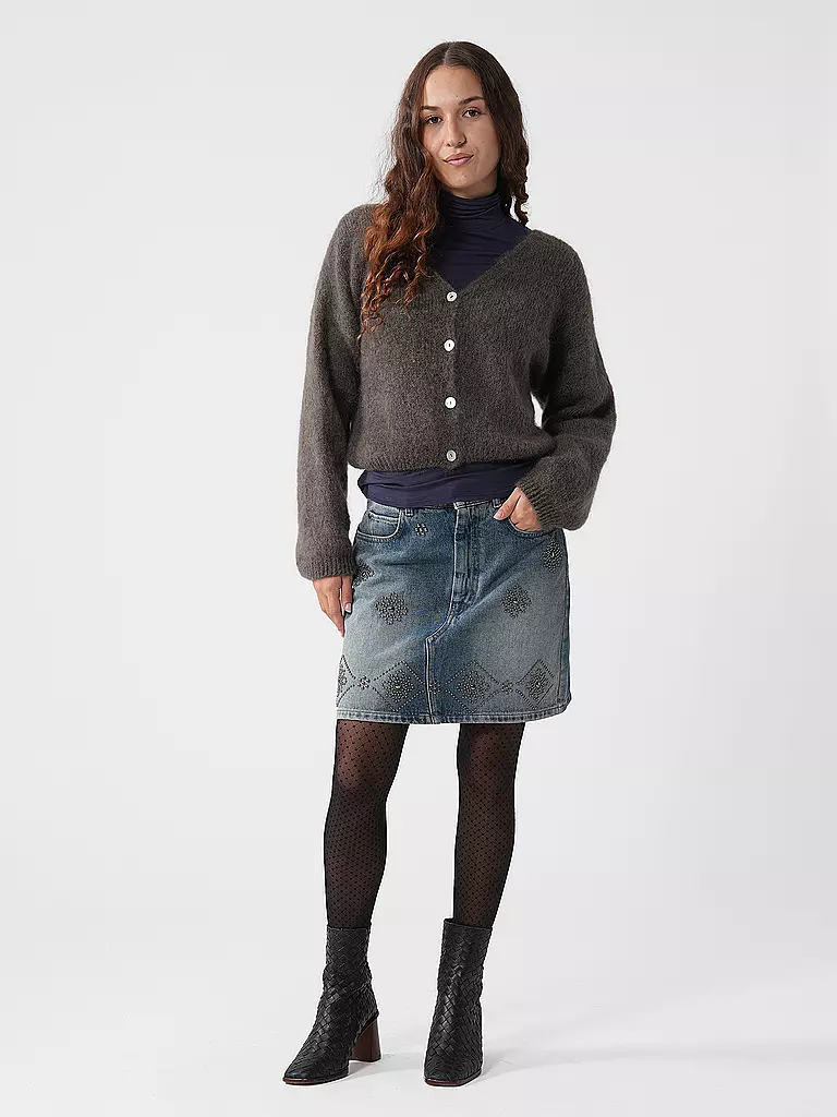 AMERICAN DREAMS Cardigan Cropped Fit CORNELIA braun