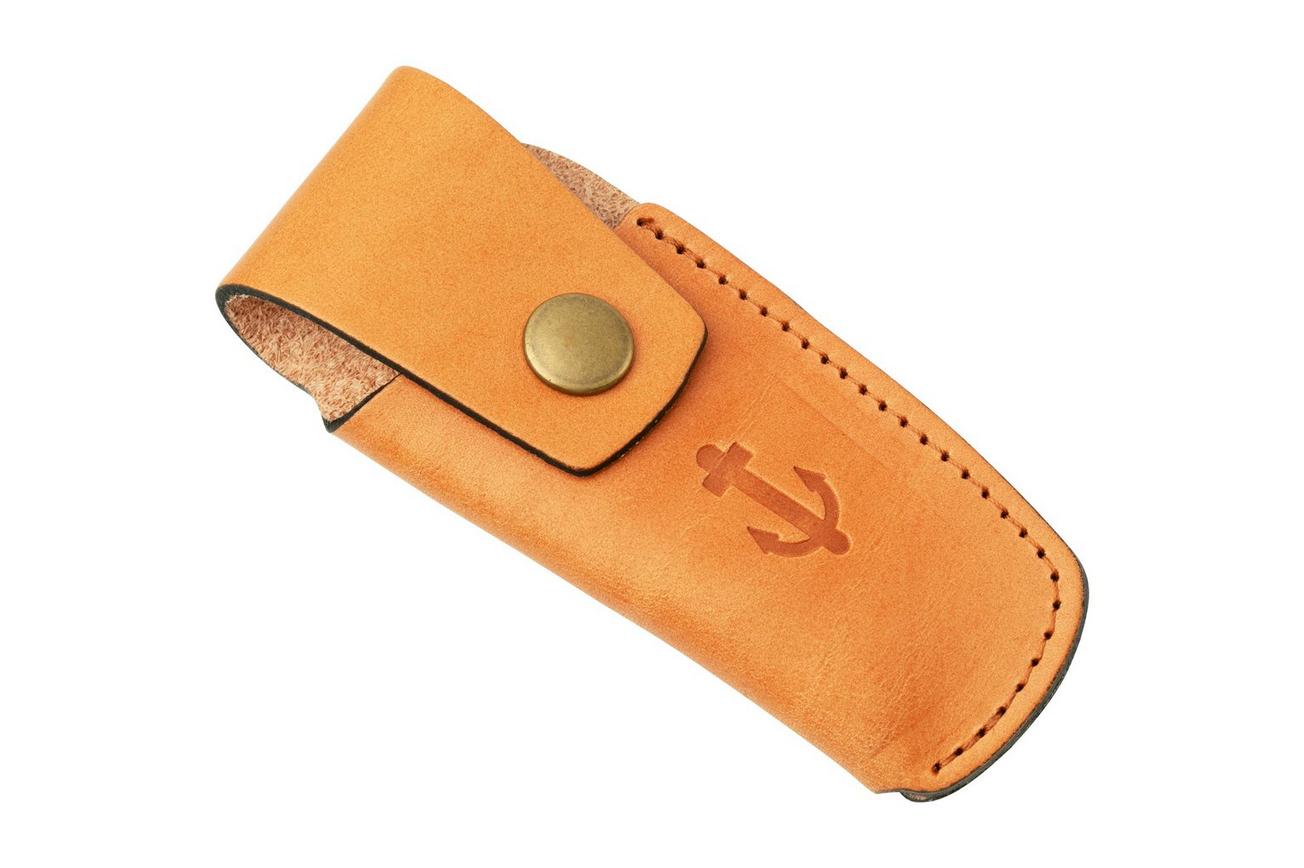 Otter Large Leather Holster MHANA, Natural, Anchor Logo, foedraal