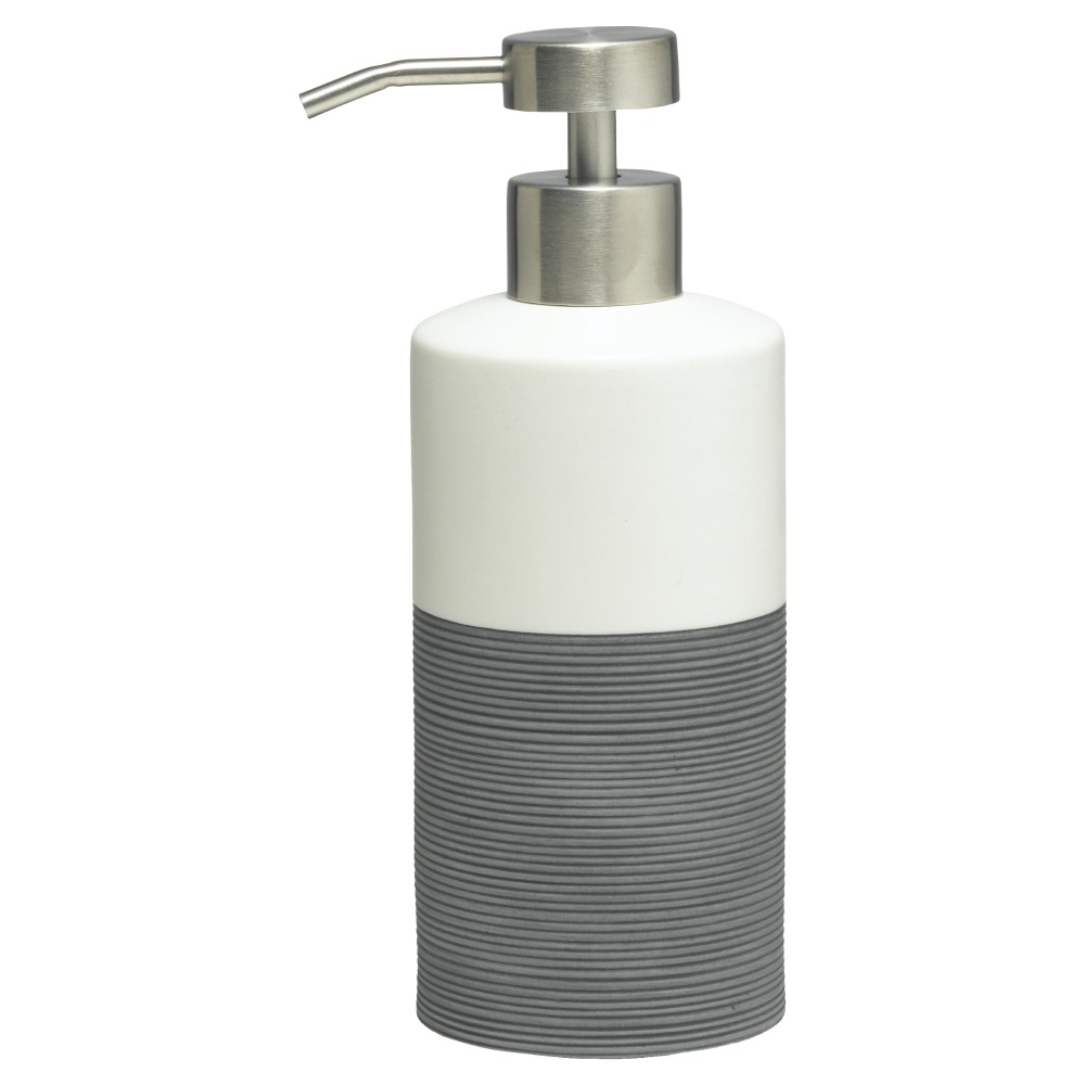 Sealskin Doppio  zeepdispenser porcelein grijs