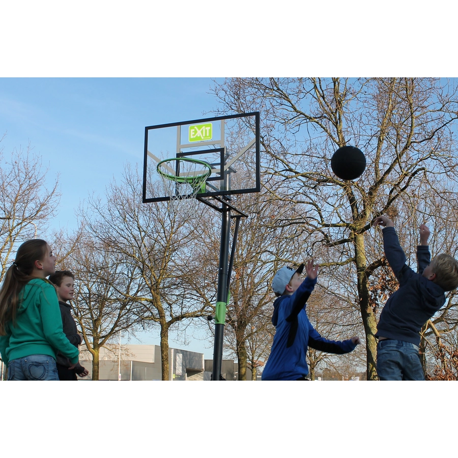 EXIT Galaxy versetzbarer Basketballkorb auf Rädern - grünschwarz