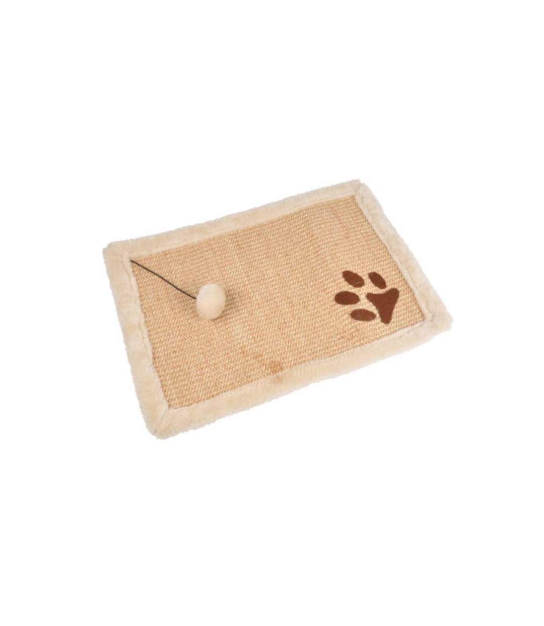 Paris Prix - Griffoir Avec Jouet Pour Chat tapis 48cm Naturel
