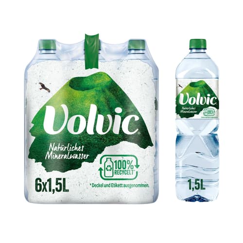 Volvic Naturelle 6x1,5 l PET (EINWEG)