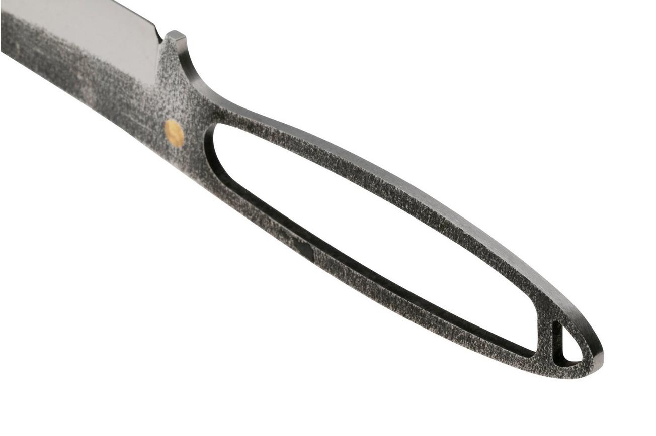 Beavercraft SNK1 Skeleton Knife, D2, Paracord, vaststaand mes
