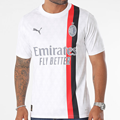 Tee Shirt AC Milan Away Jersey Replica 770391 Blanc