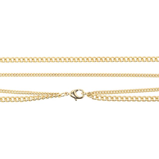 Ketten-Set, Layering-Stil, Panzerketten, 2-teilig