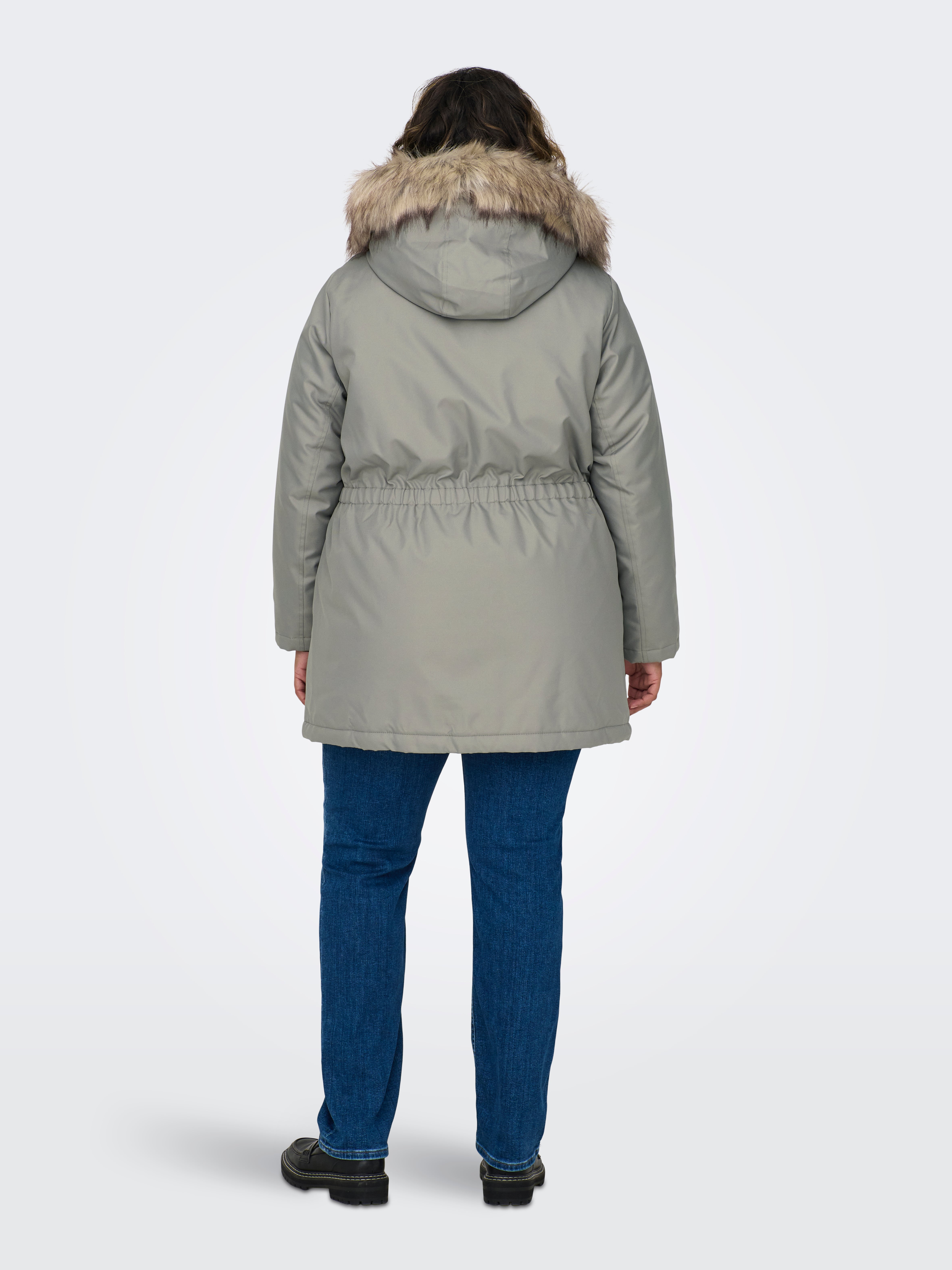 CARIRENA Langer Parka Shadow