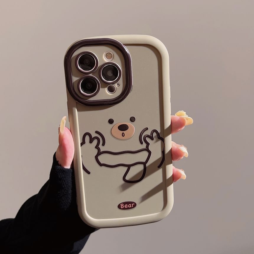 Rockit - Berenprint telefoonhoesje - iPhone 15 Pro Max / 15 Pro / 15 Plus / 15