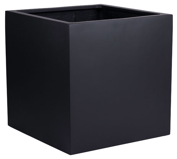 Plantenpot El Salvador black L60 x B60 x H60cm