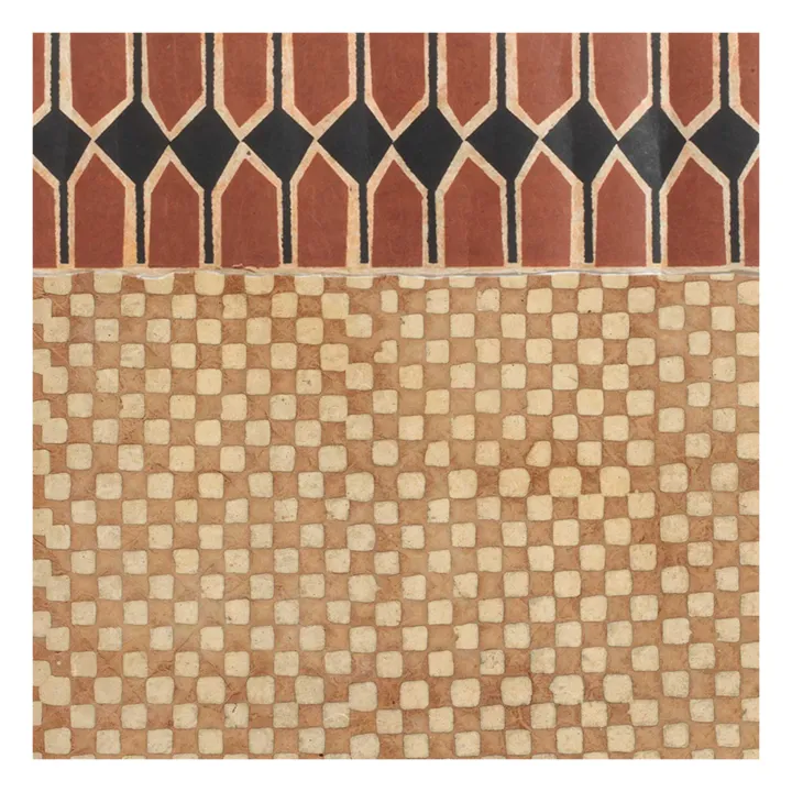 Le Monde Sauvage Superfrise Vertebra Sienne - Set de 9 feuilles | Terracotta