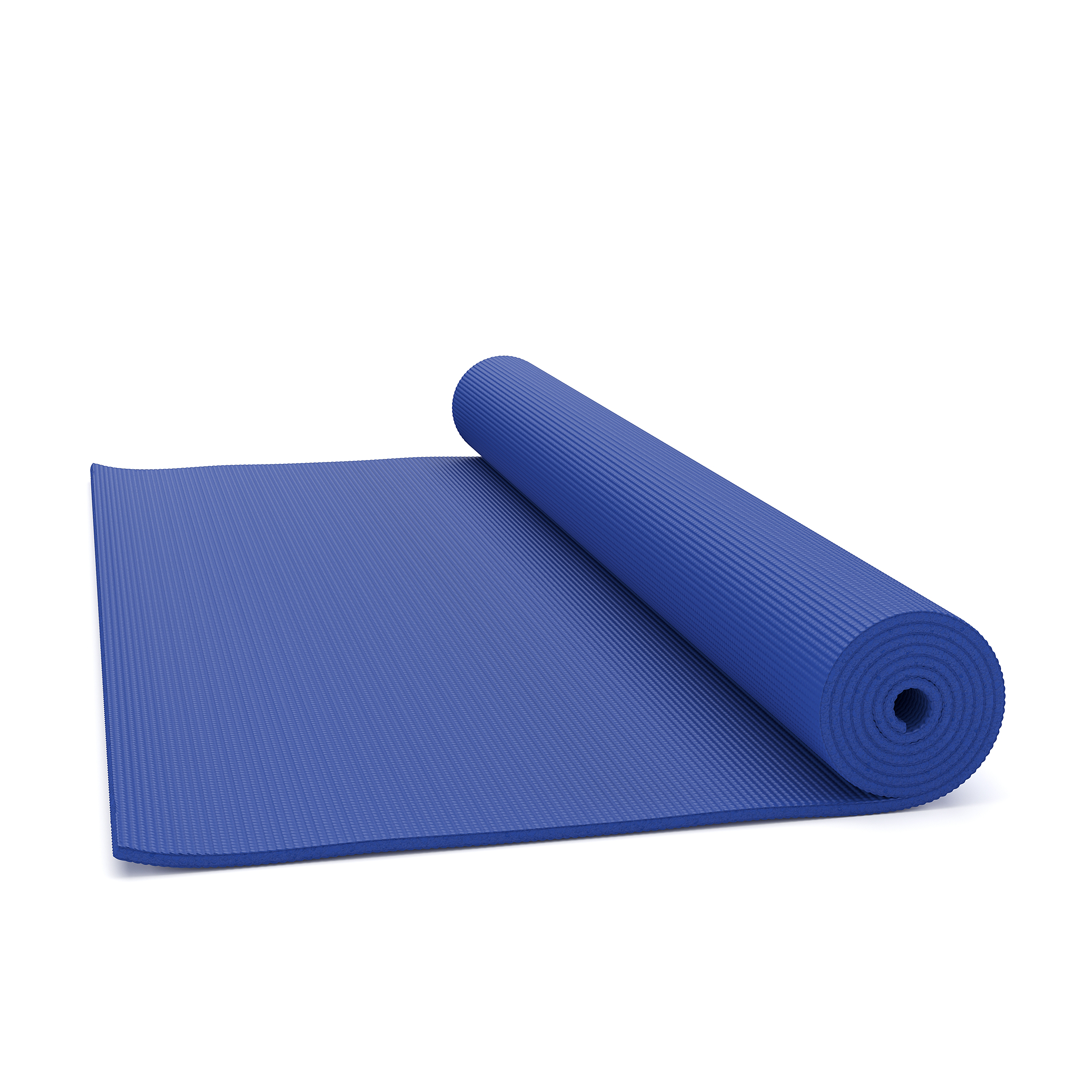 Yogamatte mit Tasche blau 173 x 61 x 0.5 cm