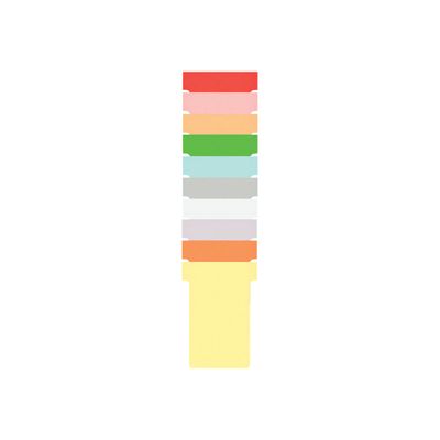Nobo - Planning à fiches T - 13 colonnes - 80 x 96 cm - blanc