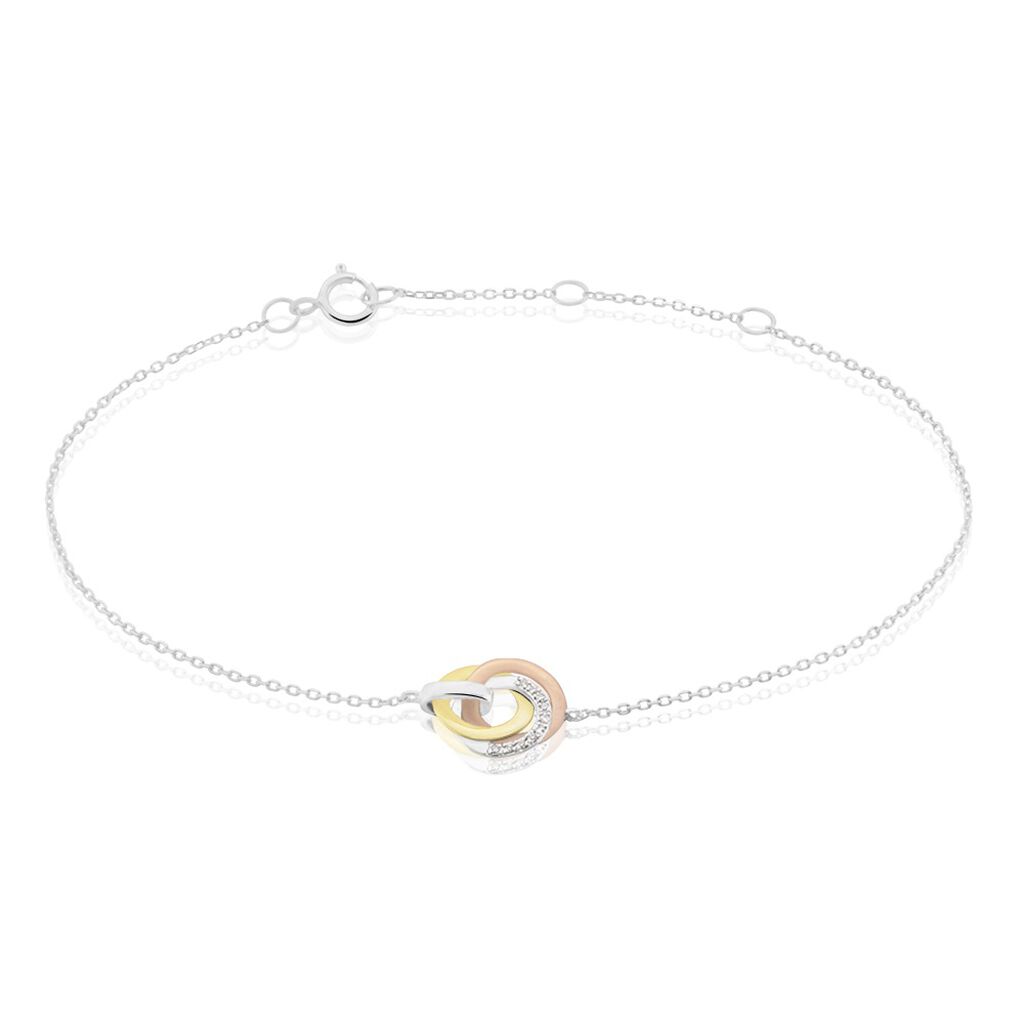 Bracelet Or Tricolore Vanadissa Diamants
