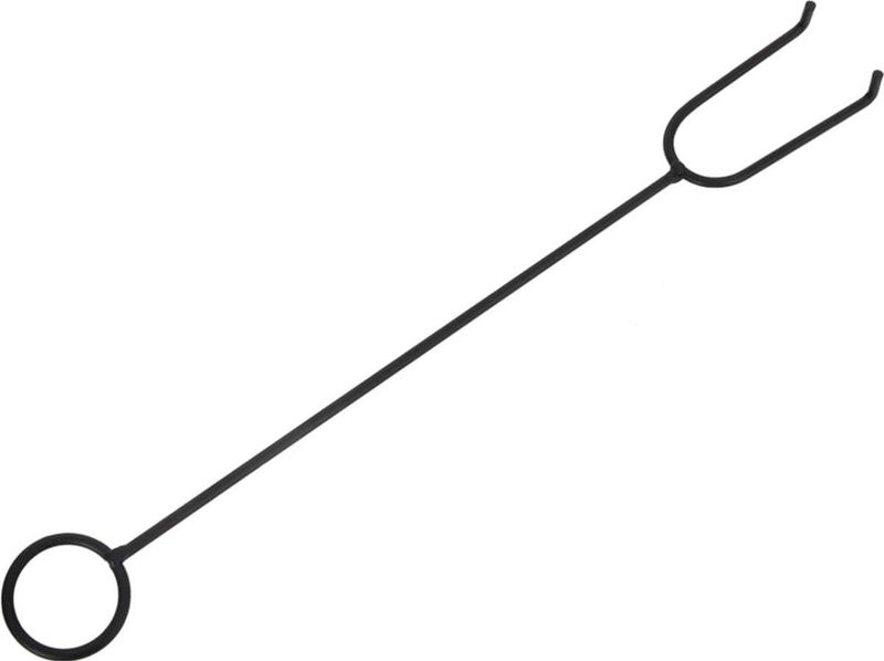 vidaXL - Vuurplaats XXL - 50 cm - Staal - Inclusief Pook