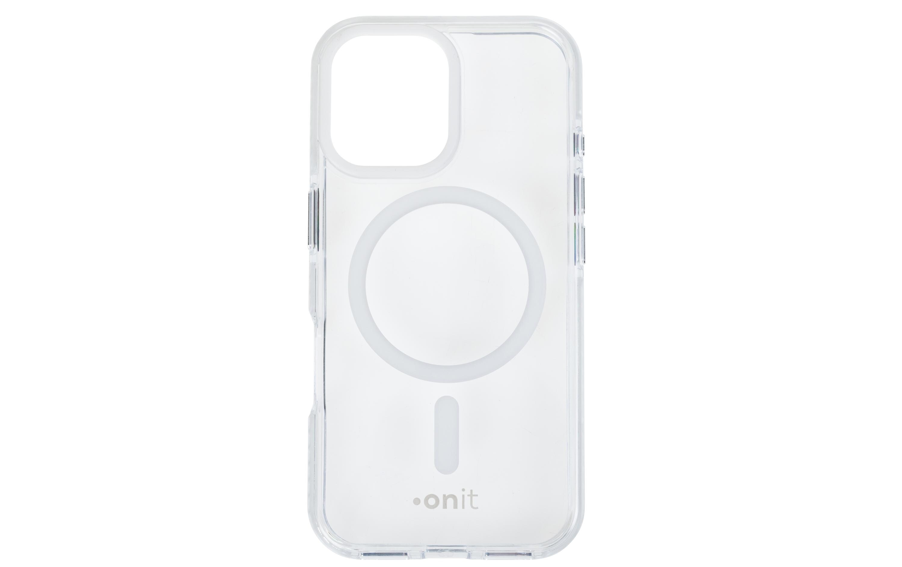 Back Cover Armorix iPhone 16 Weiss transparentMagSafe-kompatible Schutzhülle, fallgeprüft nach MIL-STD-810H