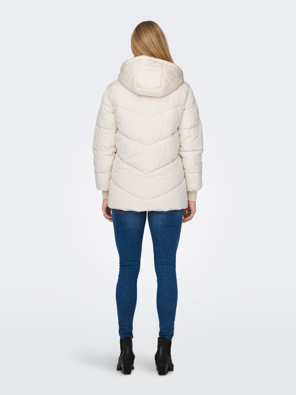 OLMADDIE Steppmantel Whitecap Gray