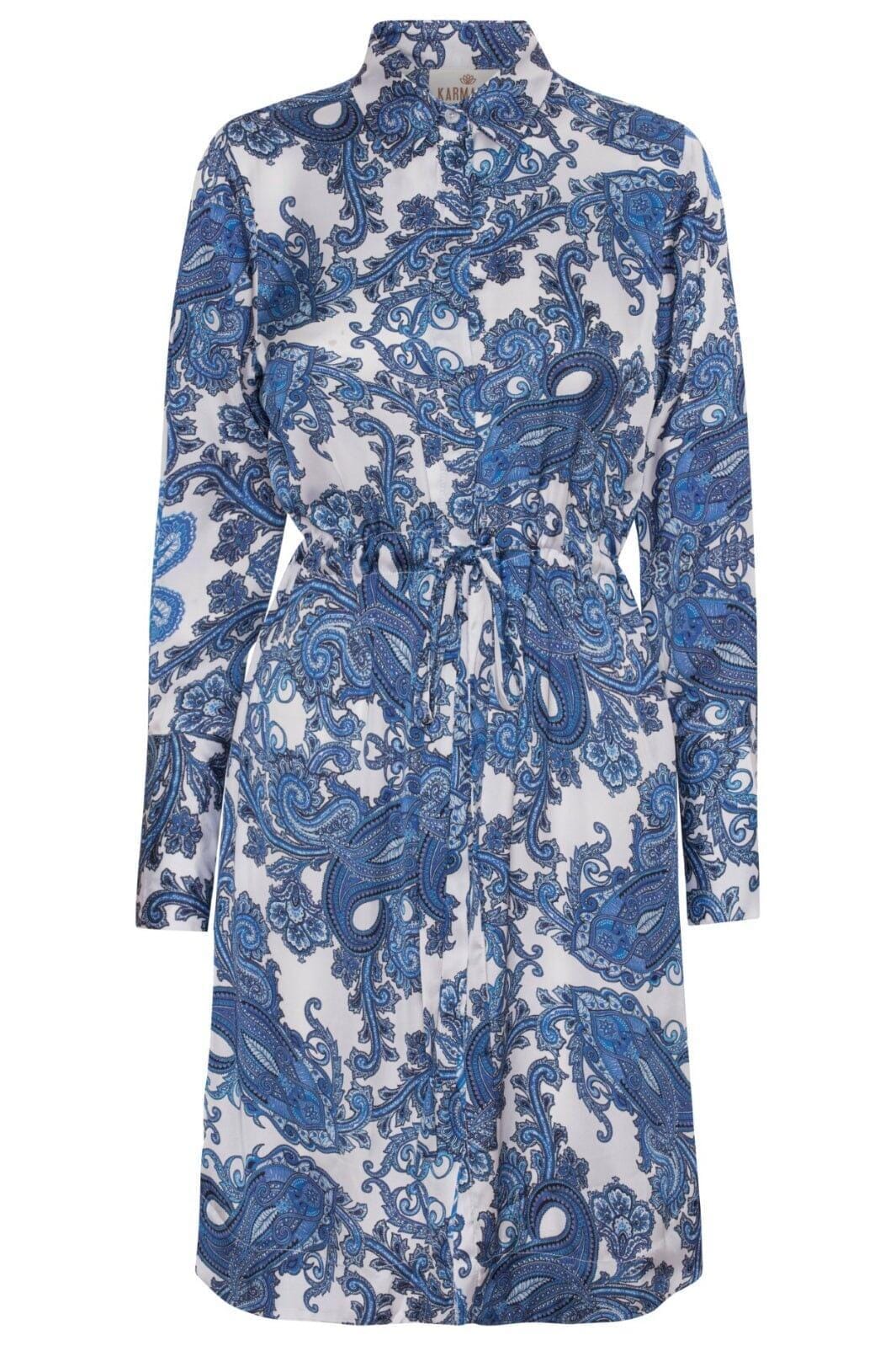 Karmamia Nakita Dress paloma paisley maritime