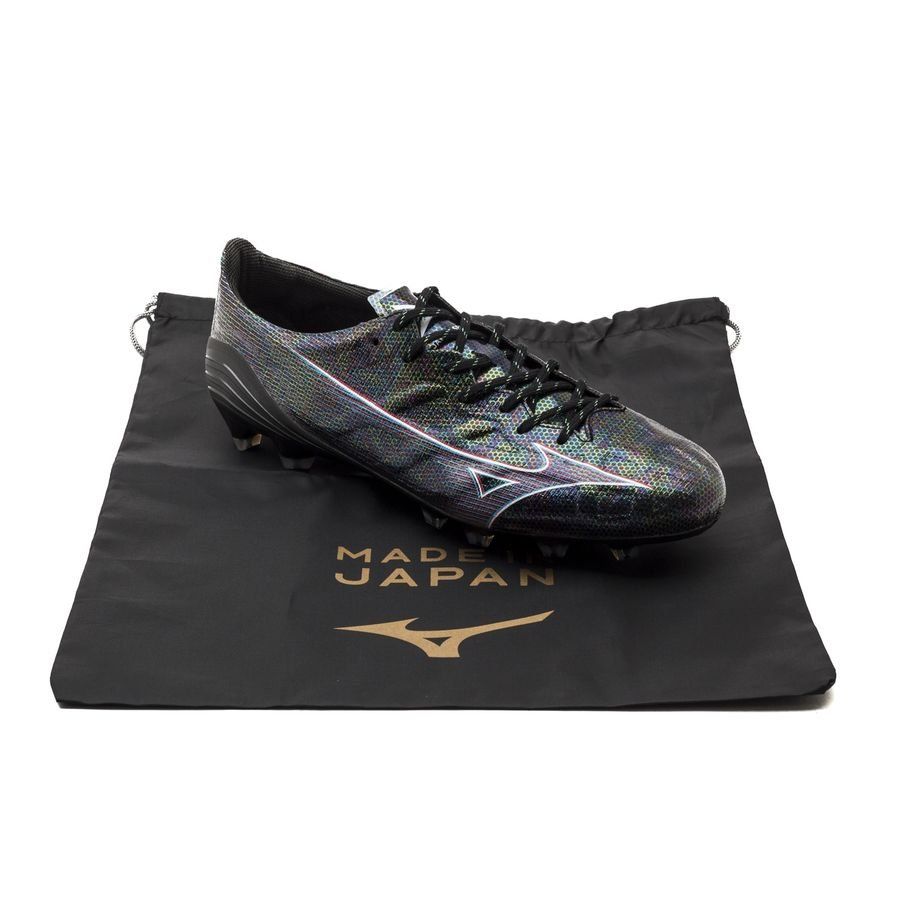 Mizuno Alpha Made in Japan FG/AG Black Pack - Noir/Bleu/Rouge