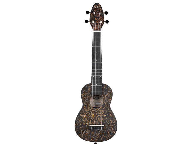 Ortega Guitars Ukulele Keiki Package K2SS-OKC – Orange Kale Der perfekte Einstieg in die Welt der Ukulele