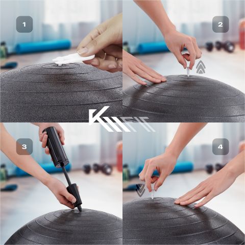KM-Fit Gymnastikball 65 cm