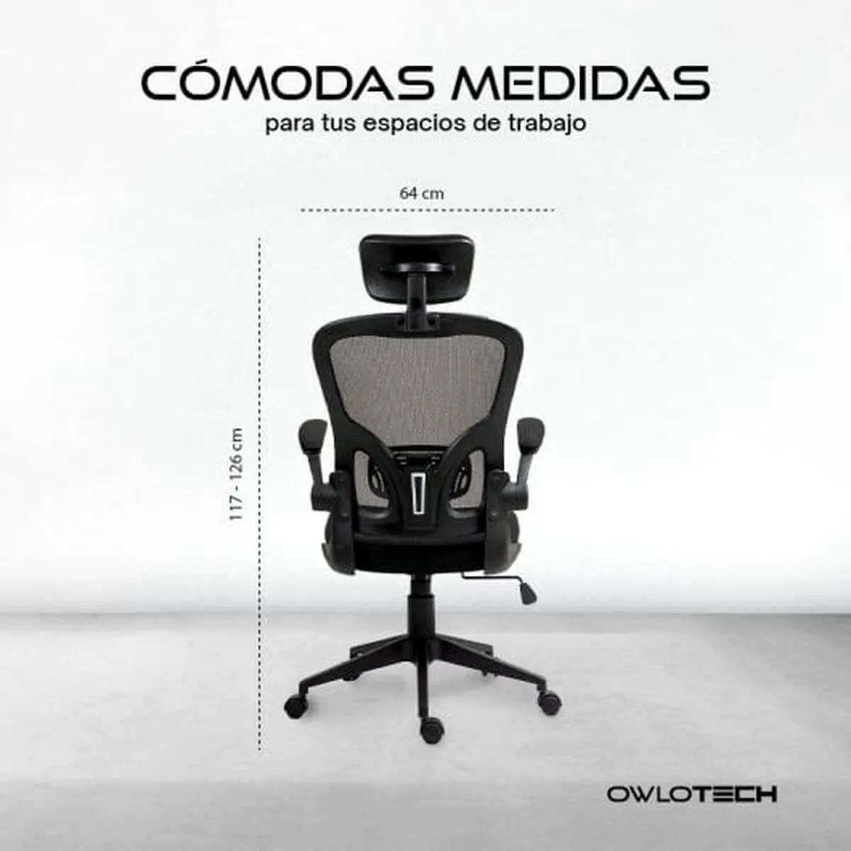 Owlotech Chaise de Bureau - Noir