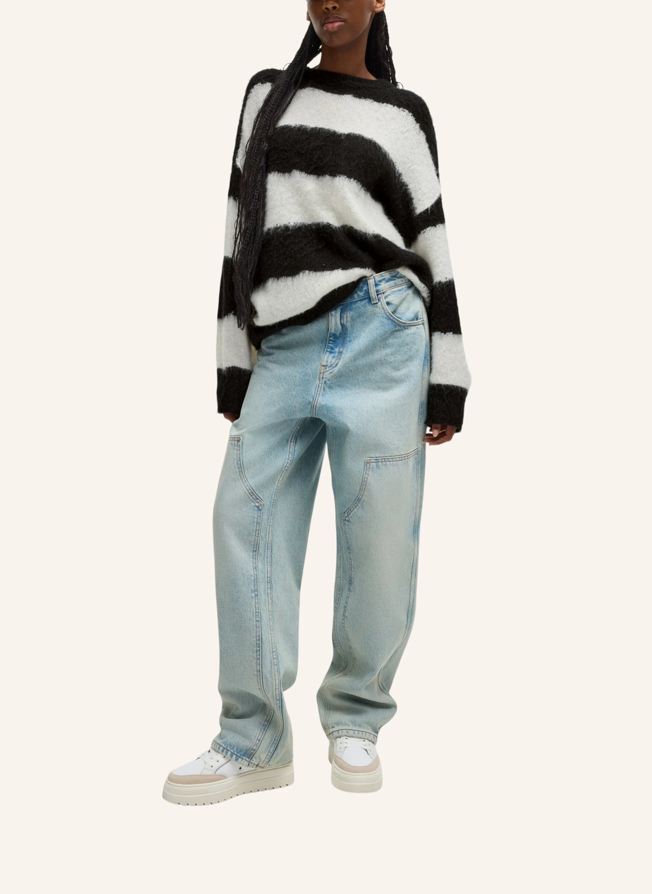 HUGO Pullover SLOOKIS_B Oversize Fit