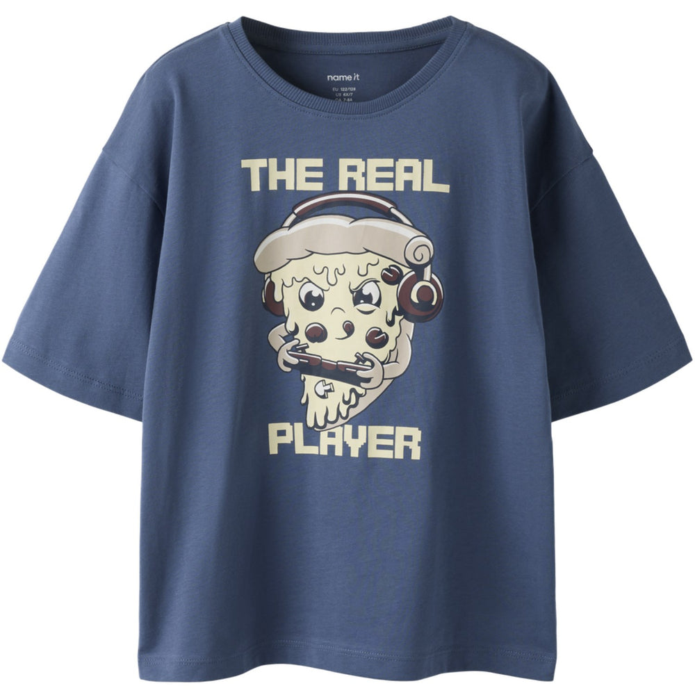 Køb Name It Vintage Indigo Pizza Gamer Nkmvictor Ss Nreg Top