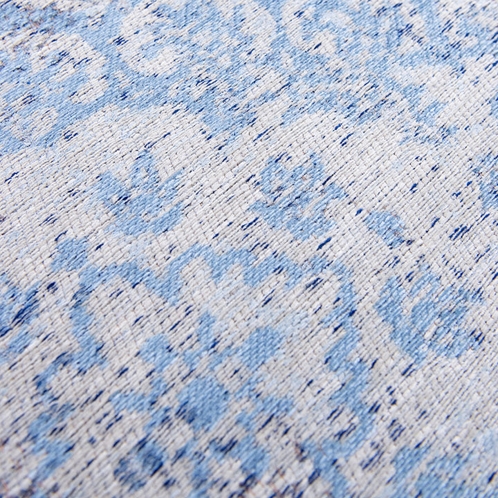 Vintage vloerkleed - Fading World Medaillon Blauw