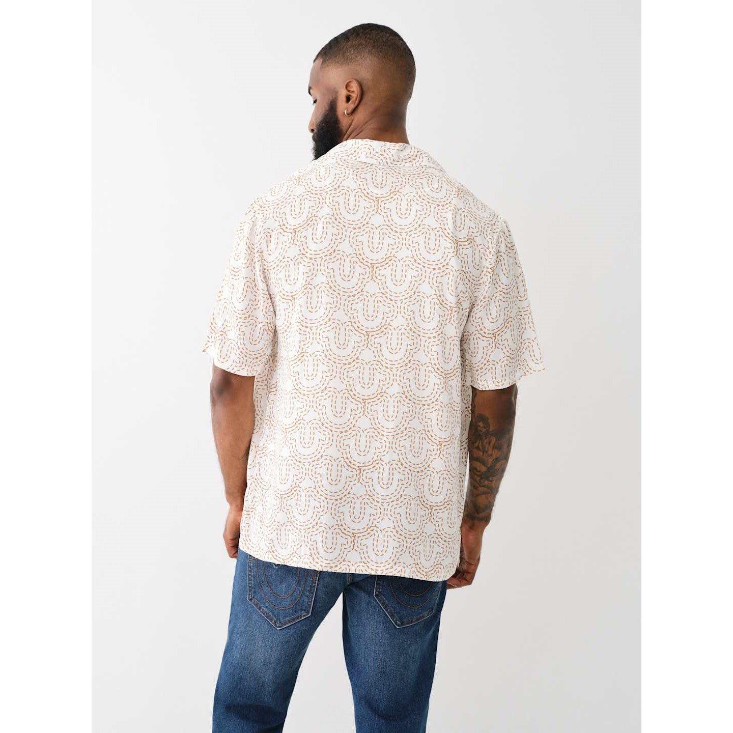True Religion TR Camp Collar Shirt Mens