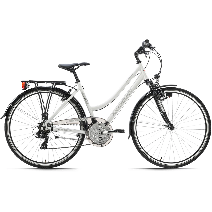 KS Cycling Trekkingrad Damen 28“ Canterbury 21 Gang weiß Tourenlenker weiß