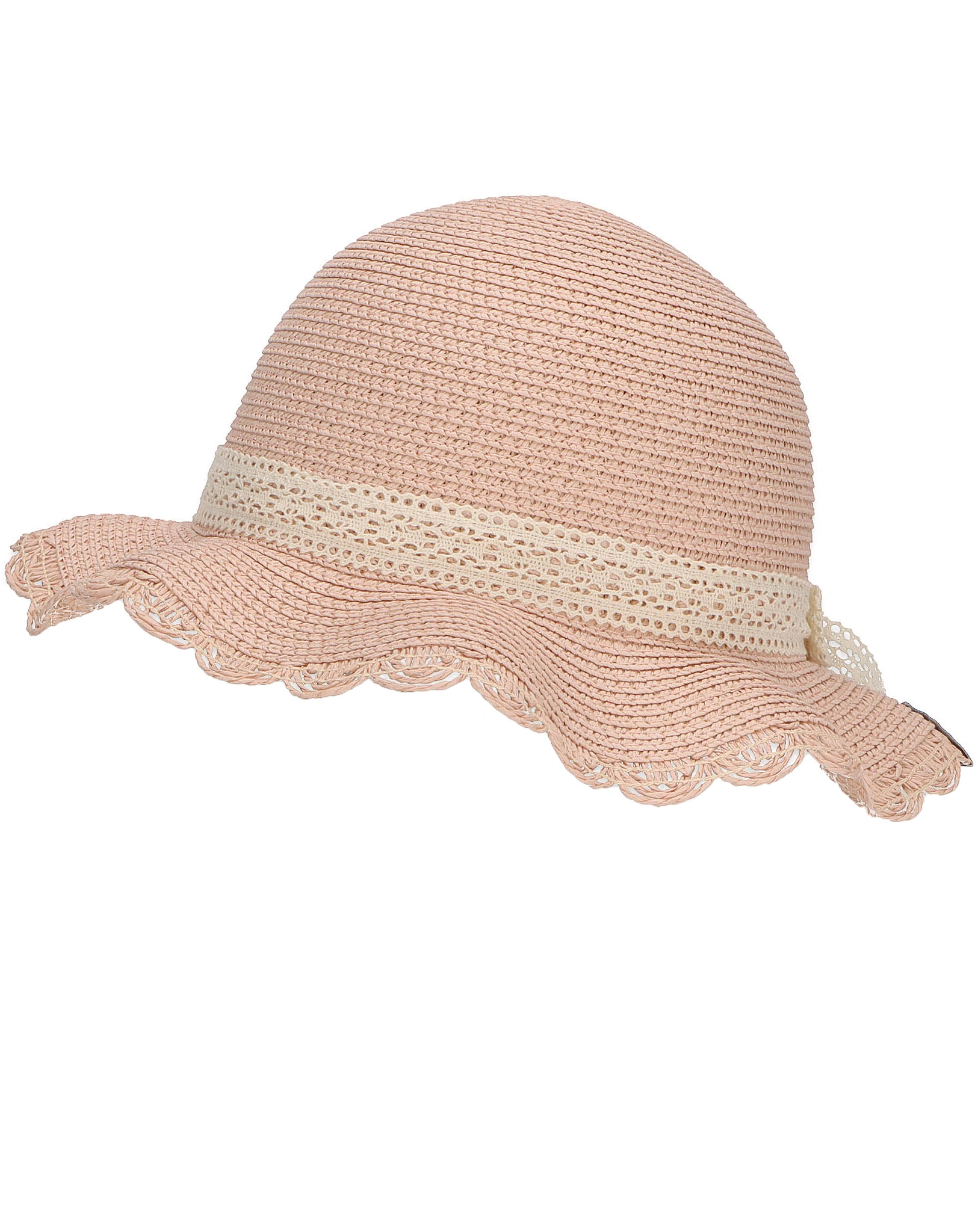 Strohhut LITTLE MISS in zartrosa