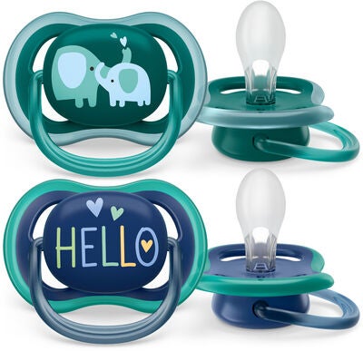 Philips Avent Ultra Air Deco Smokk 2-Pack 18+m, Grønn/Blå