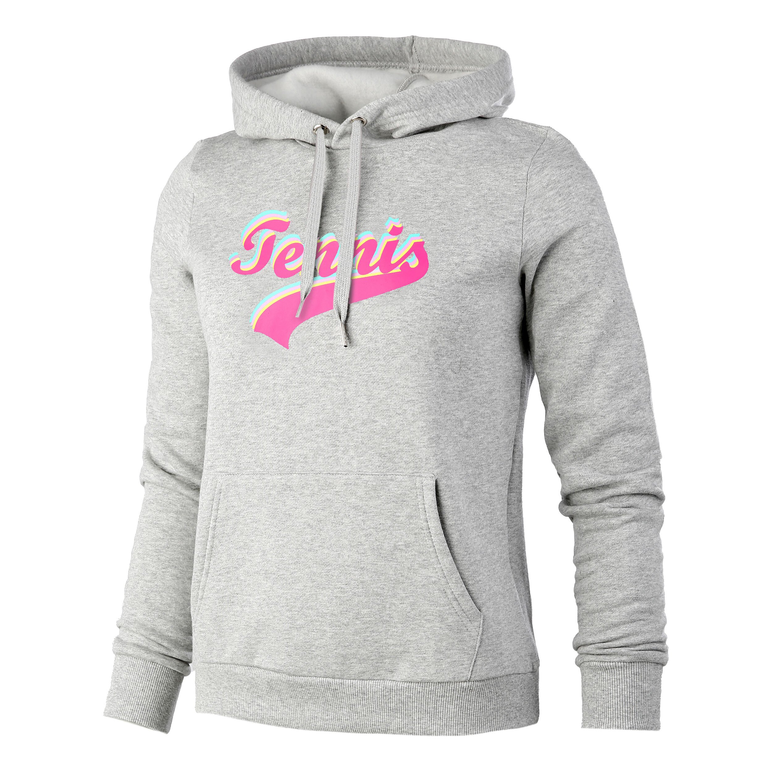 Tennis-Point Tennis Signature Sweat À Capuche Femmes - Gris , Multicouleur