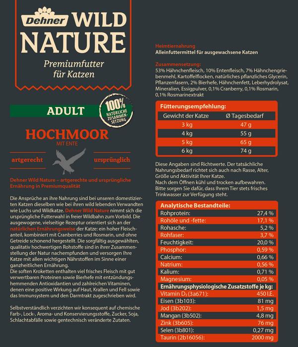Dehner Wild Nature Trockenfutter für Katzen