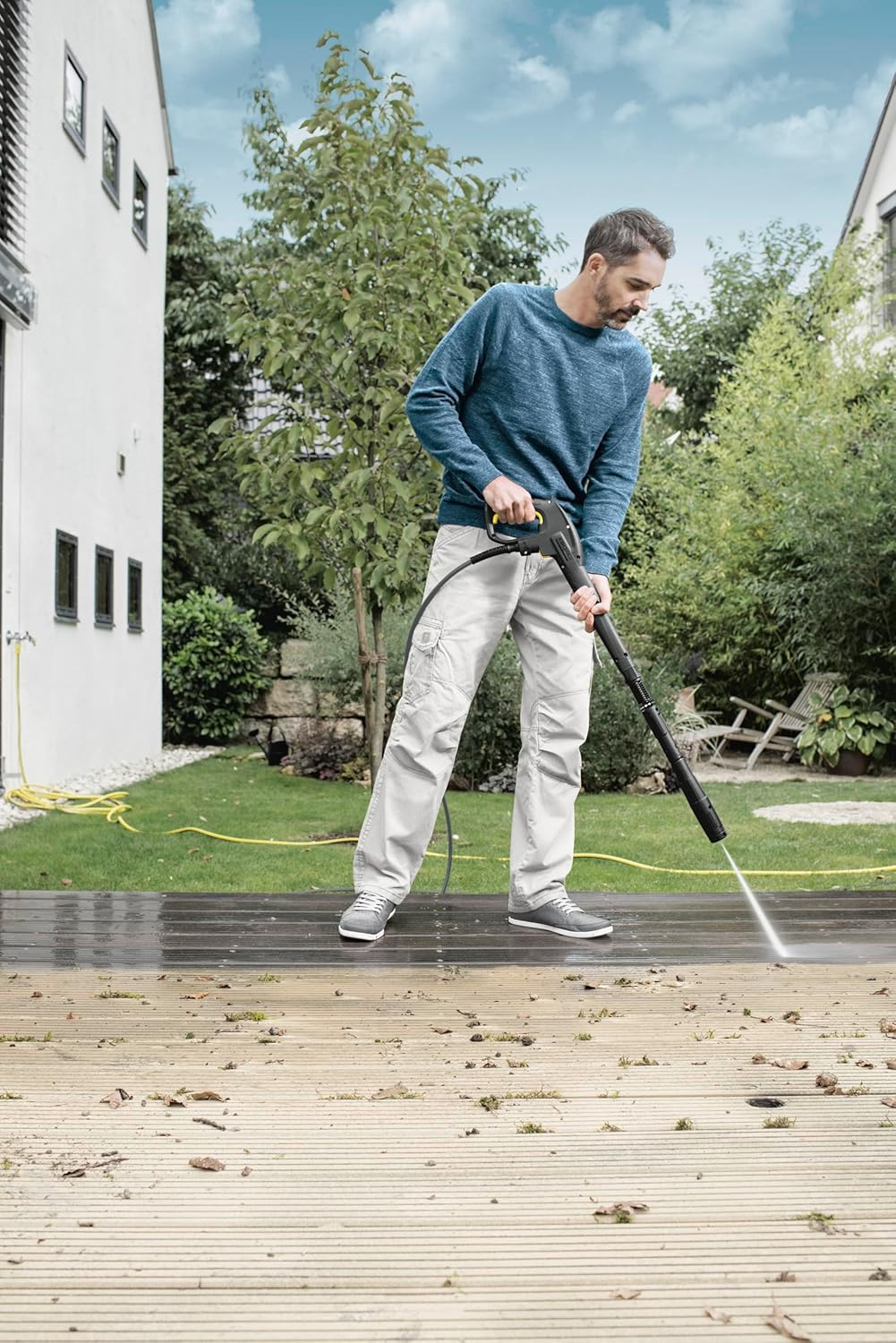 Kärcher Hochdruckreiniger K 7 Power Flex Home, Druck: 180 bar, Durchfluss 600 l/h, Flächenleistung: 60 m²/h, Leistung: 3.000 W, Dreckfräser, Pistole, Flächenreiniger