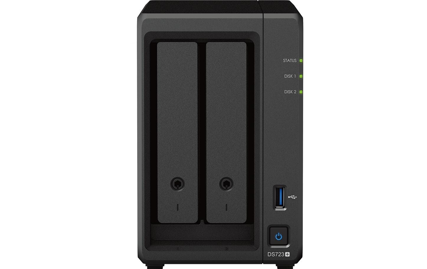 NAS DiskStation DS723+ 2-bay Seagate Ironwolf 8 TB<br>Leistungsstarker NAS mit zwei Einschüben