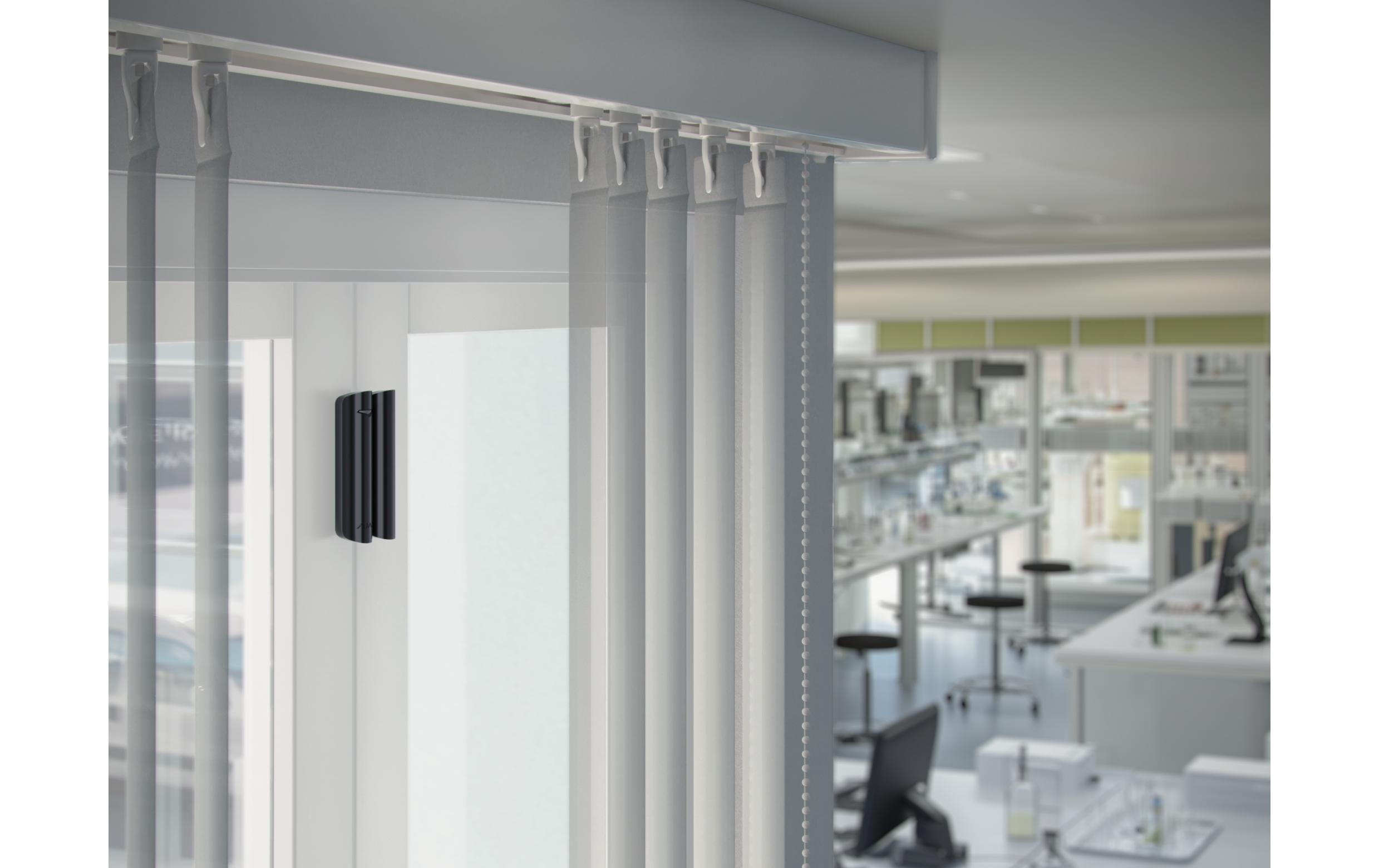 Öffnungsmelder Baseline DoorProtect Plus Jeweller SchwarzKabelloser Magnetkontakt mit Erschütterungs- und Neigungssensoren
