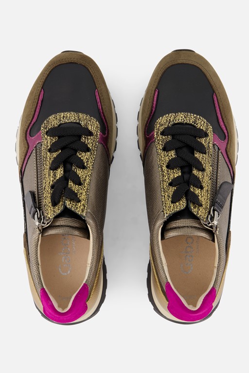 Gabor Sneakers zwart Suede