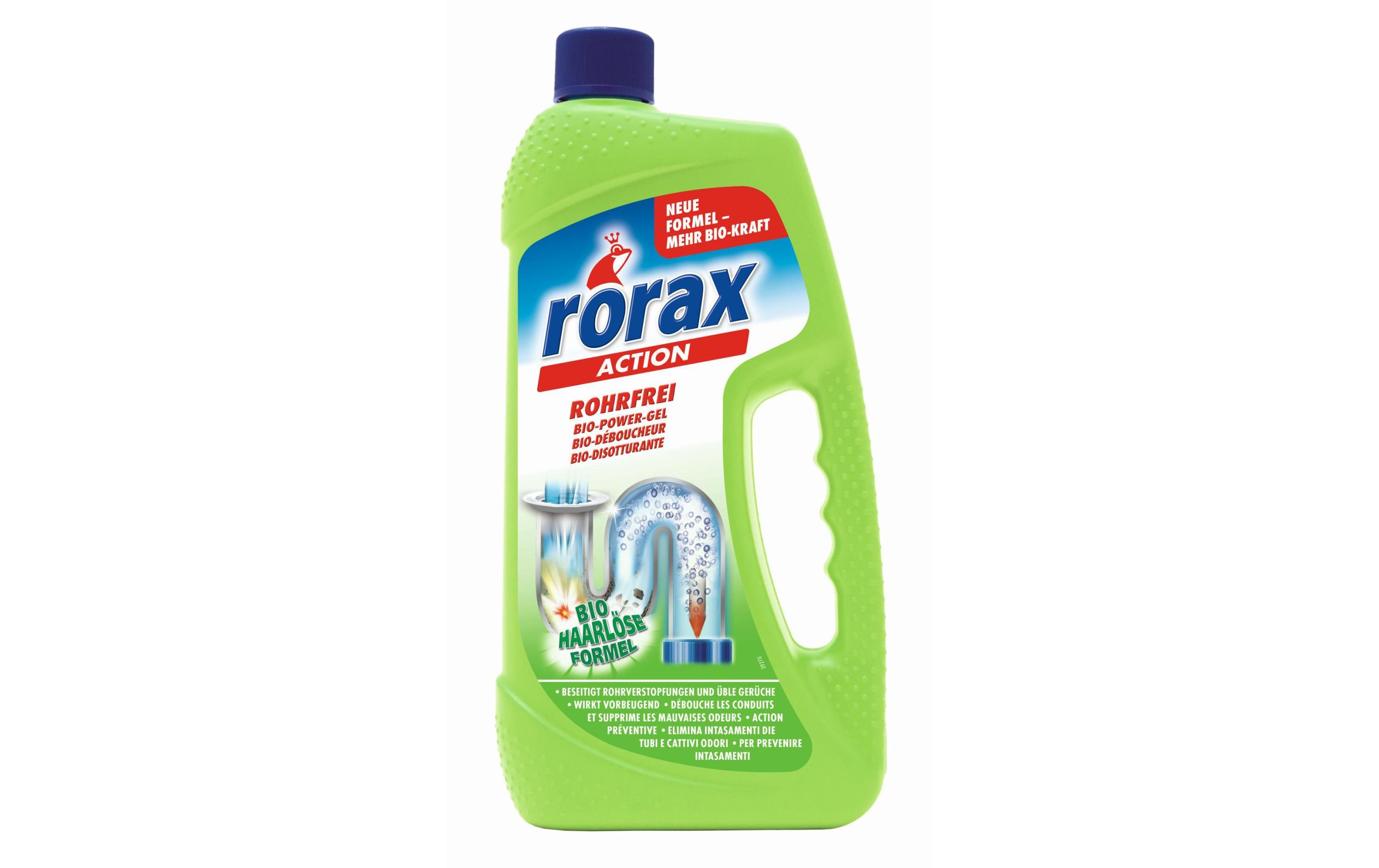 Abflussreiniger Bio Power Gel Rohrfrei 1 lBio-Rohrreiniger mit Haarlöse-Formel, 1000 ml
