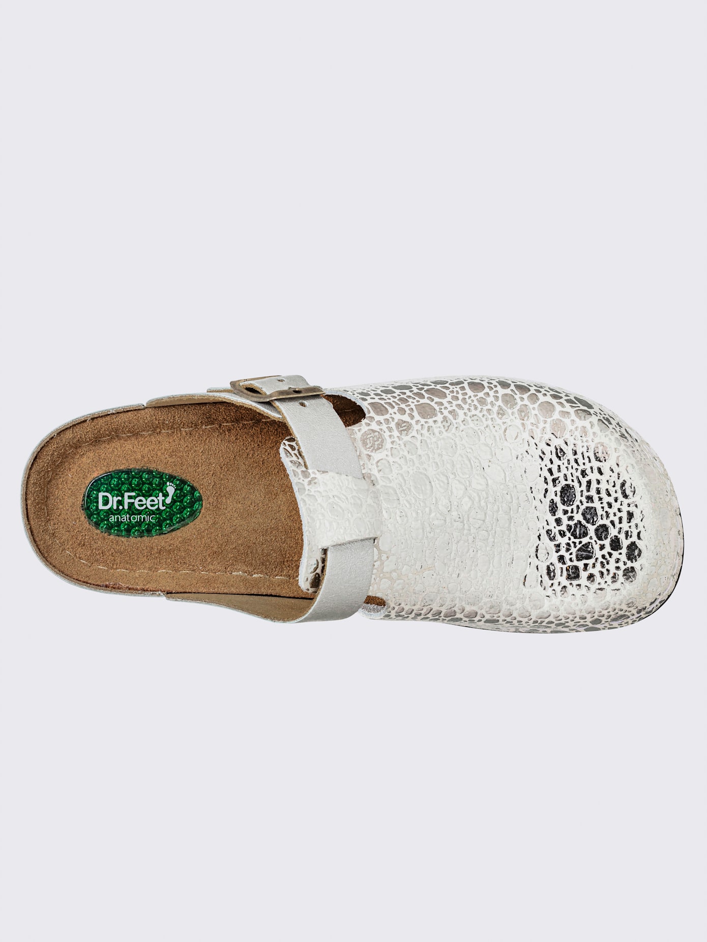 Chaussons cuir vachette gaufré