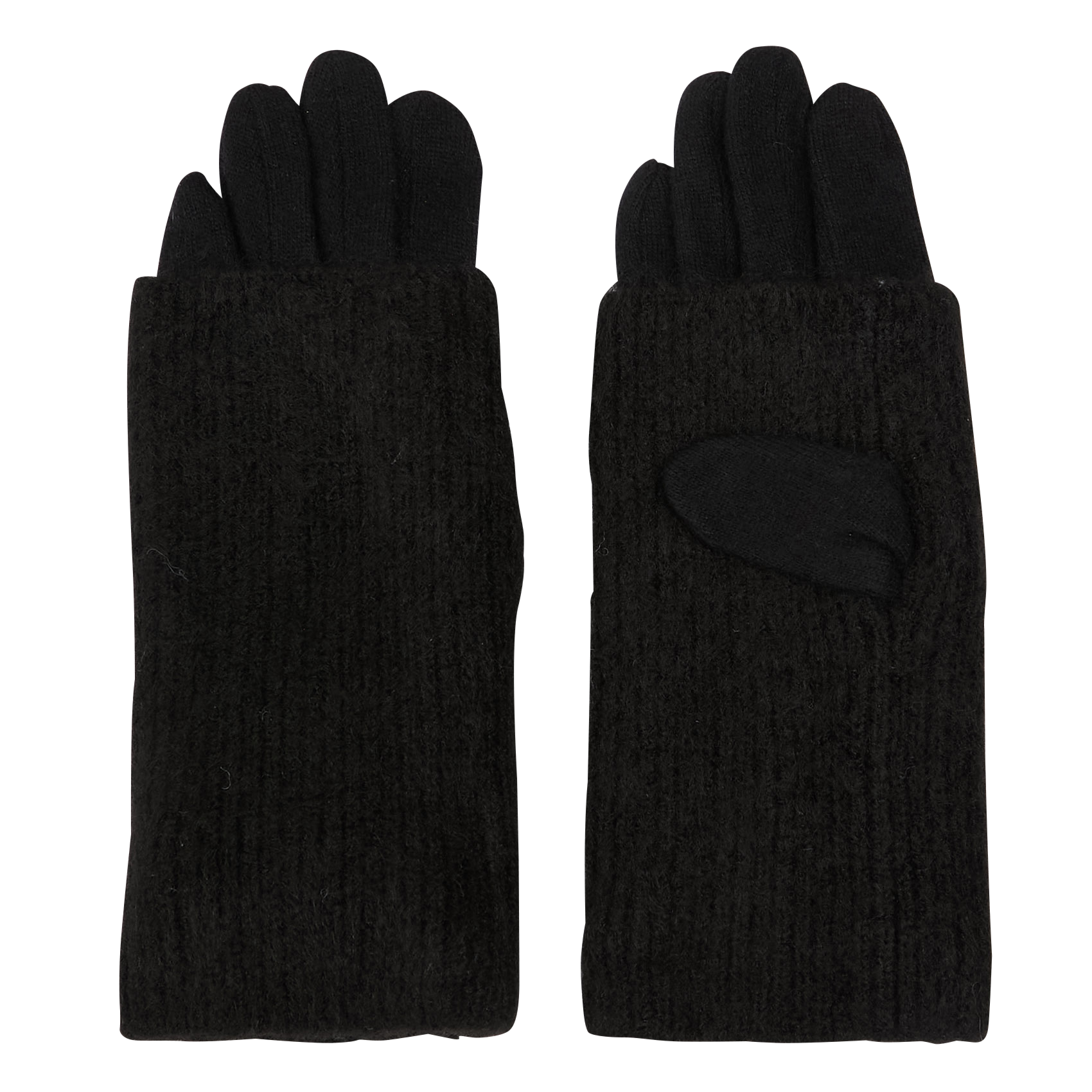 Gants côtelé | Noir