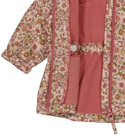 Wheat Softshelljakke m. Fleece - Elois - Multi Flowers