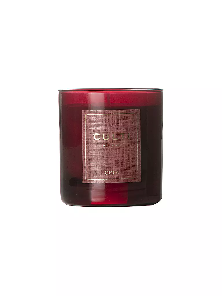 CULTI Weihnachtskerze 270g klein GIOIA Rot dunkelrot