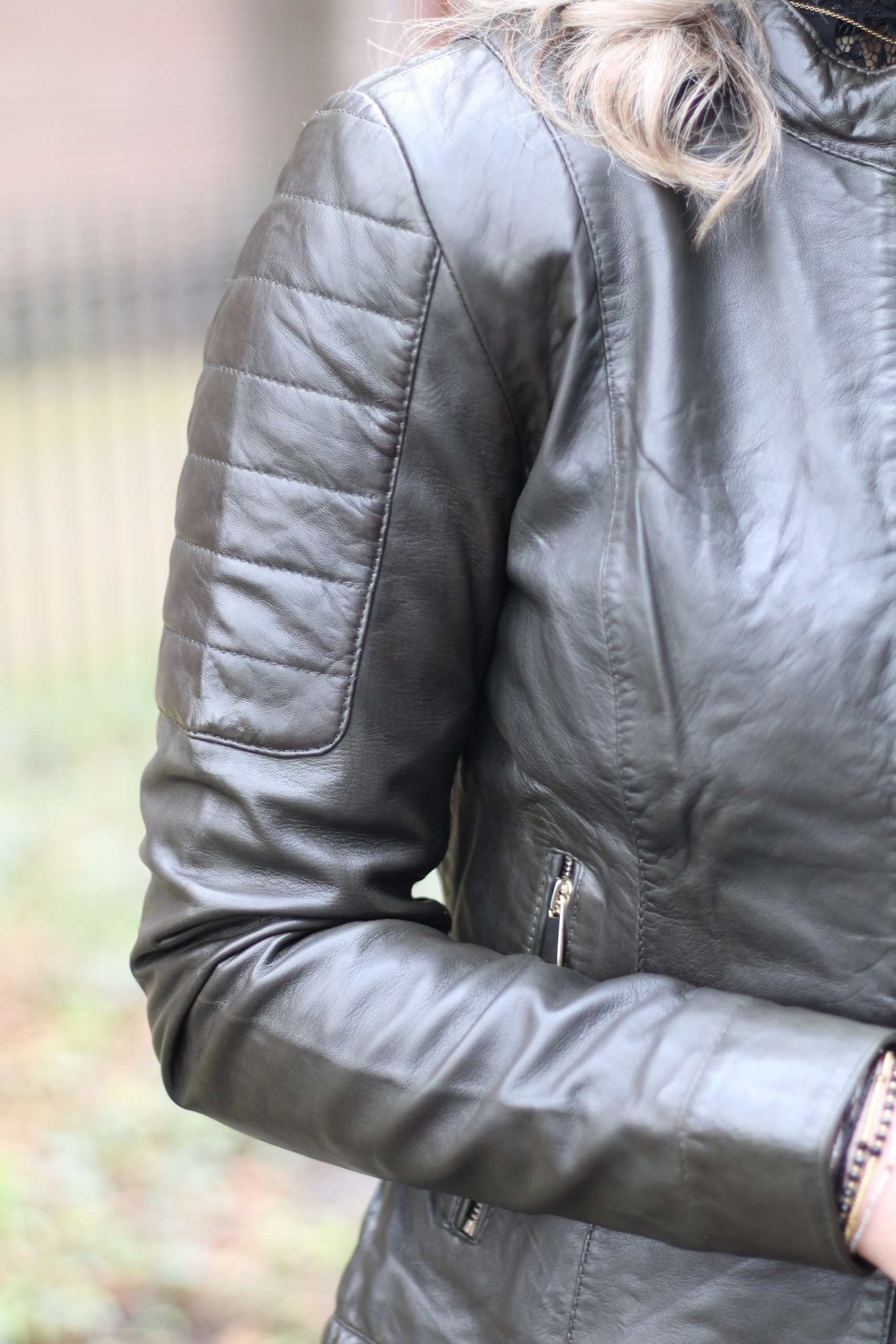 Chabo - Jordan Leather Jacket - Olijf Groen