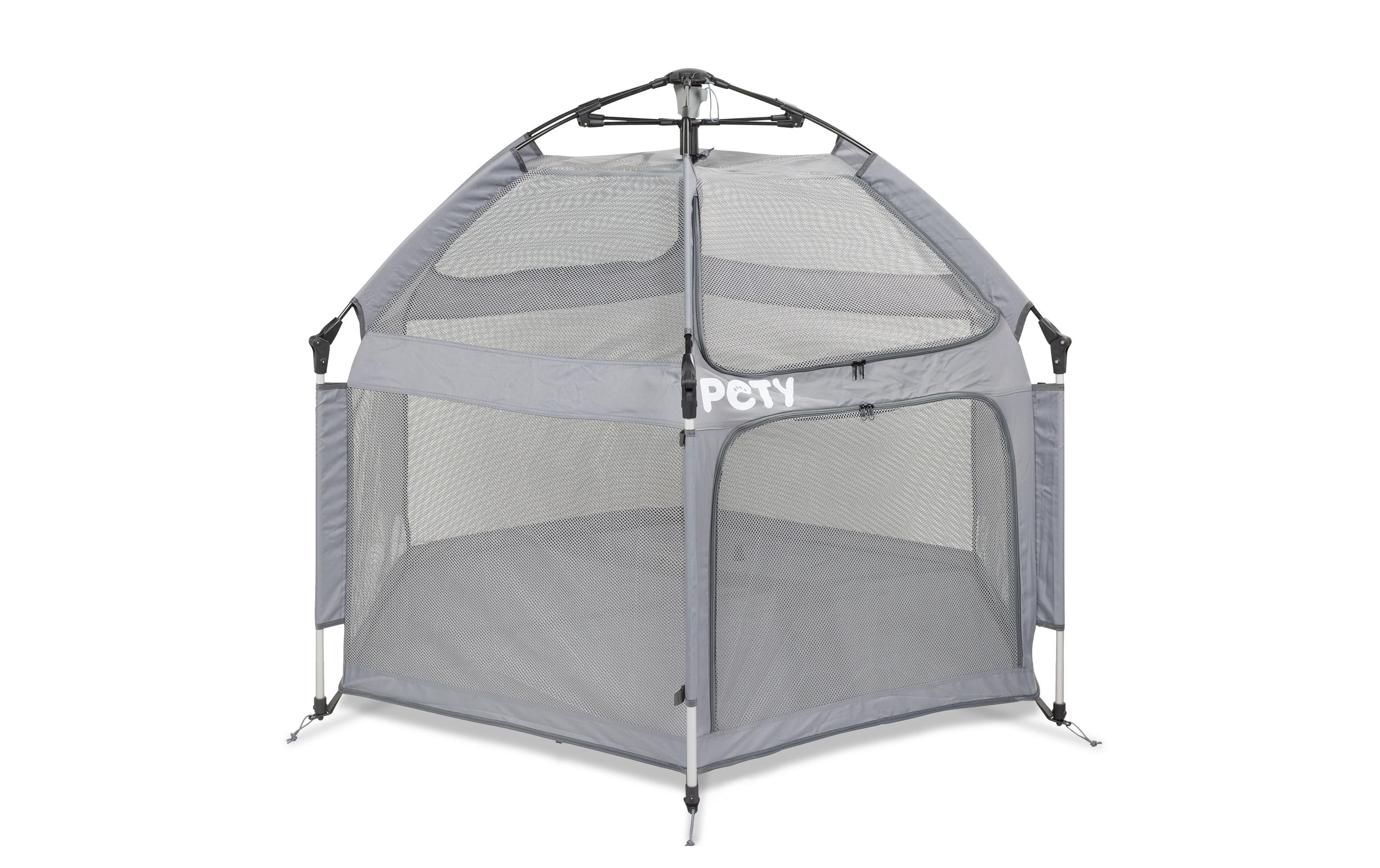 Laufstall für Haustiere Set Ø 150 x 100 cm<br>Leichtes mobiles Outdoor-Freilaufgehege