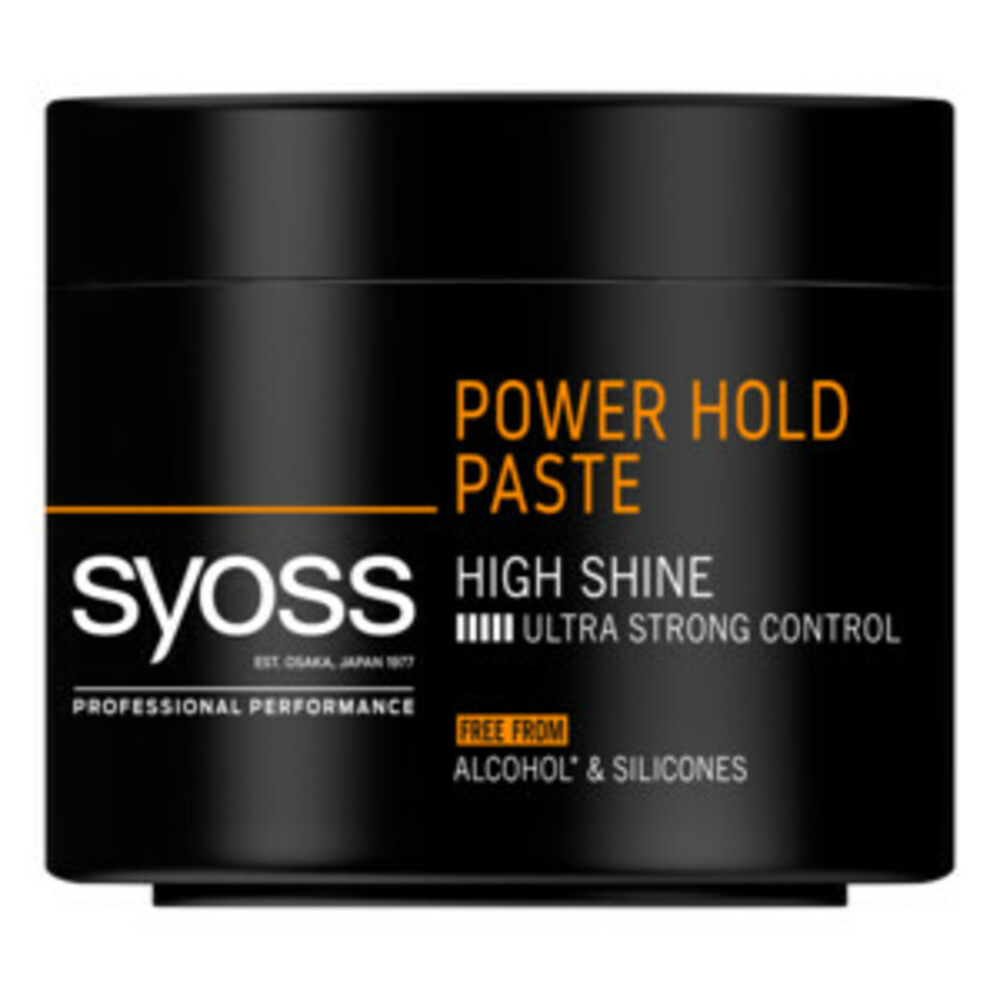 Syoss Men Power - Shampoo 1x 440 ml & Power Hold Paste 1x 150 ml - Pakket
