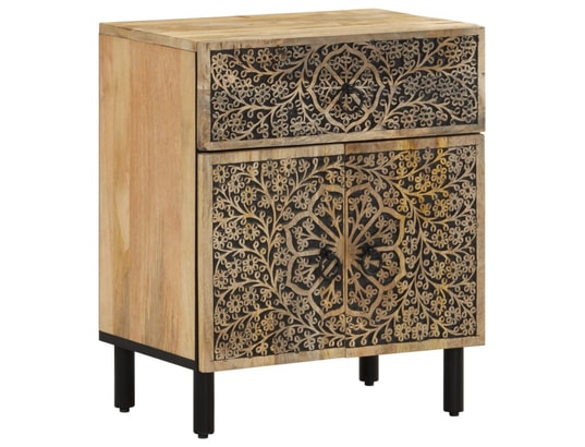 VIDAXL - Table de chevet 50x33x60 cm bois de manguier massif