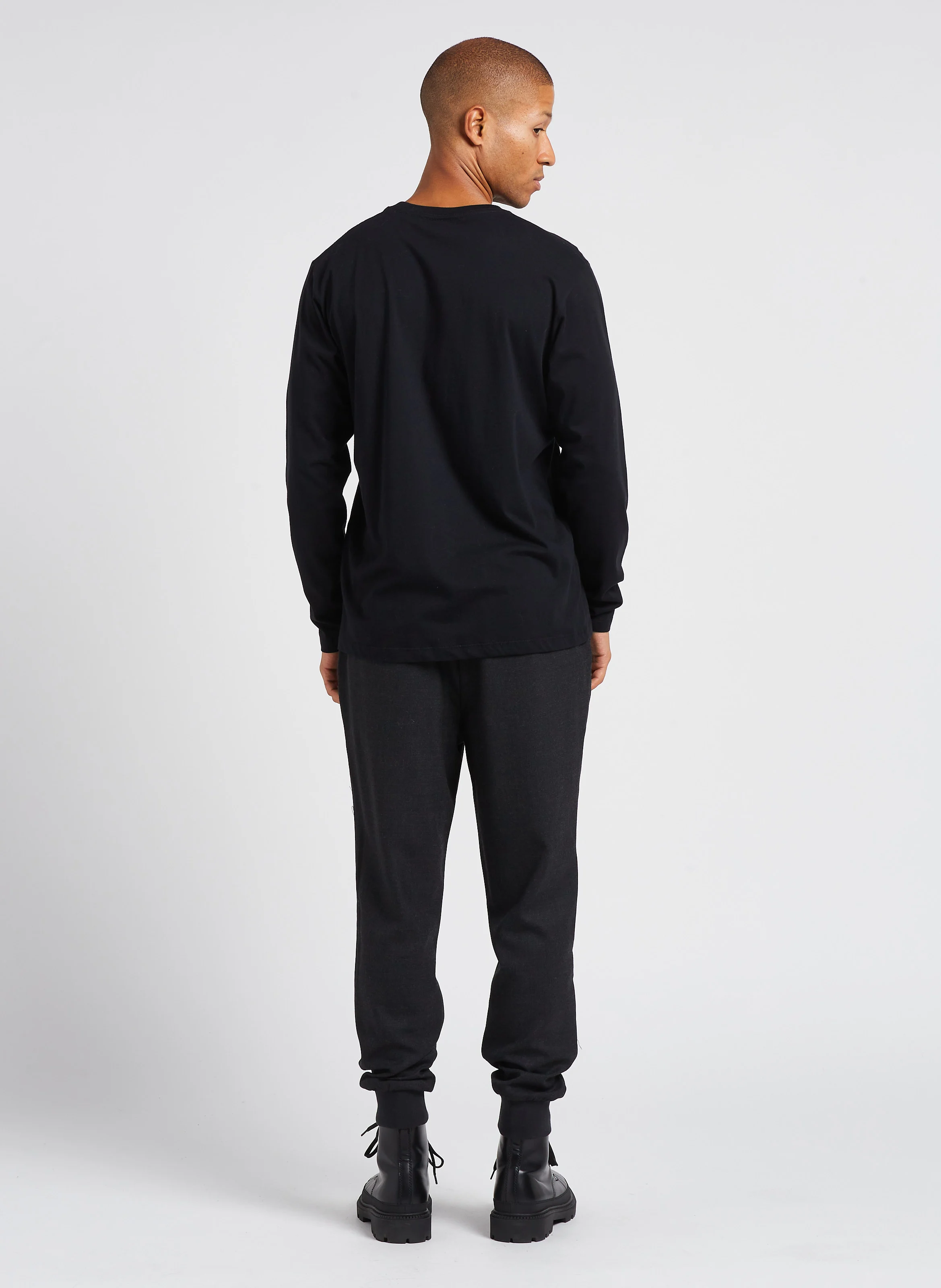 Pantalon jogging relaxed slim-fit| Noir