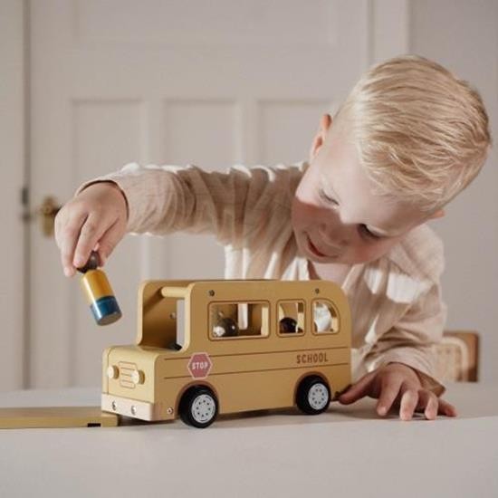 Little Dutch - Skole bus med figur