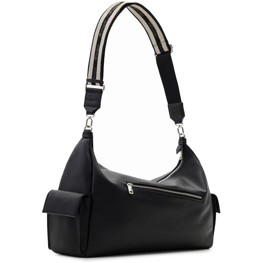 Desigual Half Logo 24 Brasilia - Schultertasche 40.5 cm black